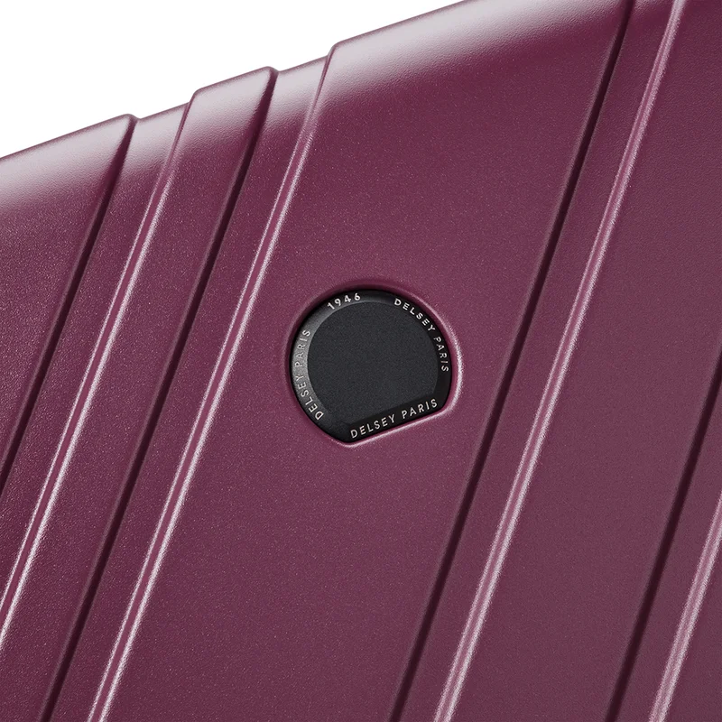 DELSEY Paris  maxence 70 cm 4 double wheeled expandable check-in trolley case - purple  | Best Price UAE
